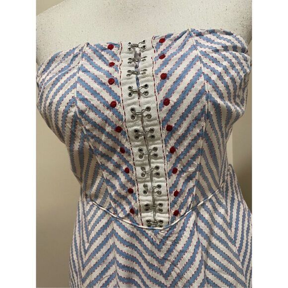 Anthropologie Maeve Strapless A-Line Dress Size S - Picture 6 of 10